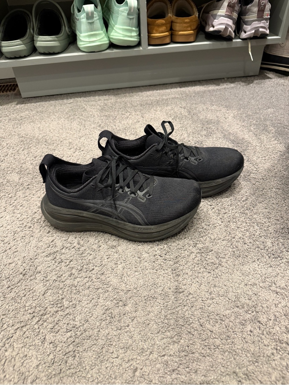 ASICS Black Women's Athletic Running Shoes